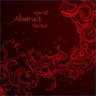 Pattern and glowing lines eps10 N8