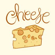 Cheese Vector Illustration