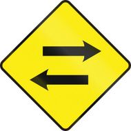 Opposing Traffic Ahead In Ireland