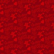 Happy Birthday seamless pattern texture background N2