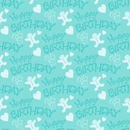 Happy Birthday seamless pattern texture background N4