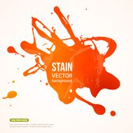 Splatter Paint Banner Orange Painted Background N2