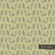 Background of golden leaf pattern