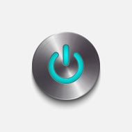 Power button vector