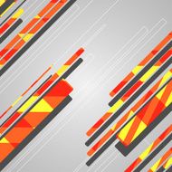 Abstract futuristic geometric shapes N64