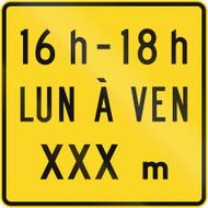Specified Times in French Canada