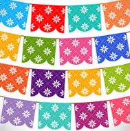 Cut Out Paper Chain Composition