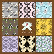 Set of seamless patterns N42