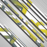 Abstract futuristic geometric shapes N66