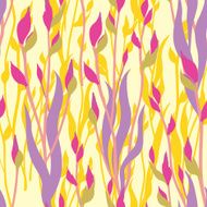 Abstract floral seamless bright background