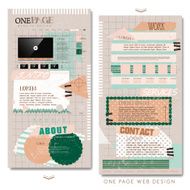 creative one page website design template