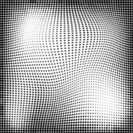 Abstract geometry seamless halftone pattern