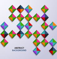 Abstract colored design square background