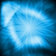 Bright blue design
