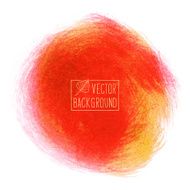 Orange colored paint background - Vector Illustration N2