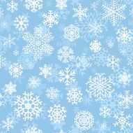 Christmas seamless pattern from snowflakes N3