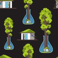 Seamless Texture Save The Forest Family House Under Sequoia