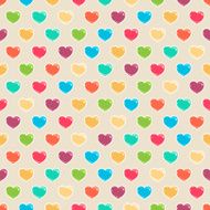 cute colored hearts