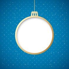 Vector christmas or new year invitation card