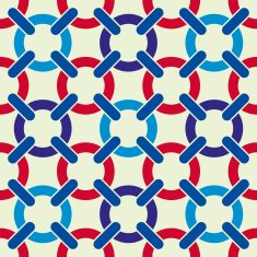 Vector colorful geometric background ornament abstract seamless N2