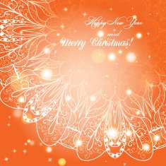 ew Year greeting card Congratulations on Christmas