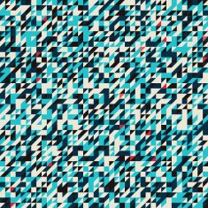 Seamless triangular background in turquoise-blue palette