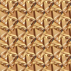 Gold seamless polygonal pattern N2
