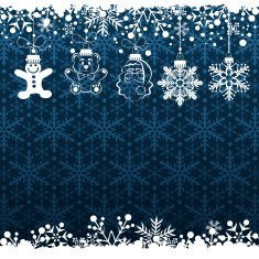 Christmas decoration frame N381
