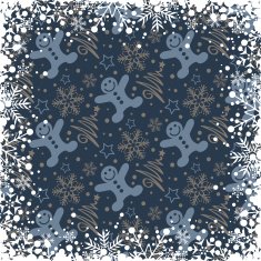 Christmas decoration frame N448
