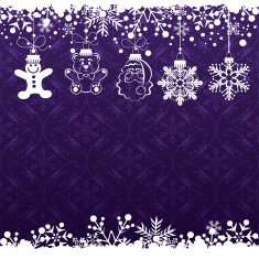 Christmas decoration frame N640