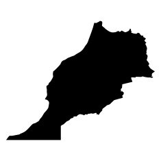 vector map of Morocco N2
