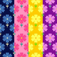 Floral seamless pattern Flowers background N9
