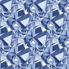 Crystal Seamless 3D Geometric background