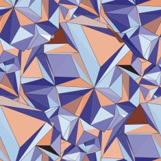 Crystal Seamless 3D Geometric background N2