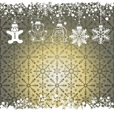 Christmas decoration frame N664