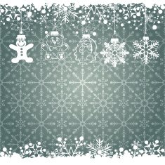 Christmas decoration frame N669