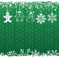 Christmas decoration frame N691