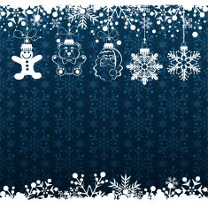 Christmas decoration frame N696