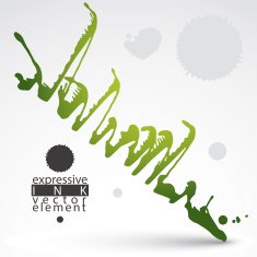 Modern bright vector inky wallpaper eps8 blob painted