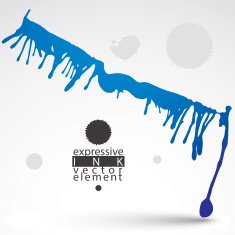 Watercolor bright graffiti splash element paint backdrop