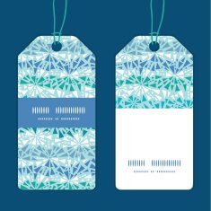 Vector abstract ice chrystals texture vertical stripe frame pattern tags N2