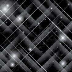 black shiny pattern with crossed lines - vector