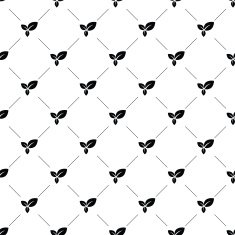 Vector seamless pattern plant N3