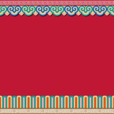 Frames of Chinese Style(Copy space)