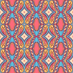 pattern with petals and swirls N2