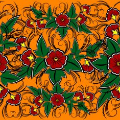Seamless Floral Pattern N1611
