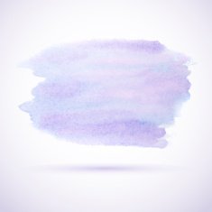 Purple watercolor stain design element