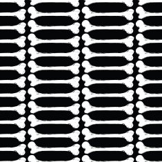 White bone seamless pattern