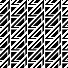 Black and white abstract chevron Seamless Pattern