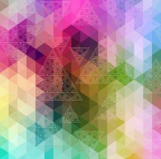 Abstract Triangle Geometrical Multicolored Background Vector Illustration EPS10 N6